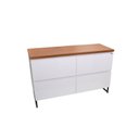 Ver imagem 5 de Gabinete De Banheiro com pés Metalon Newcastle 120Cm 