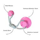 Ver imagem 3 de Cabo de Guerra com Ventosa Rosa