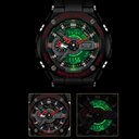 Ver imagem 4 de Relógio Esportivo Multifuncional Masculino Sanda 3170 Vermelho