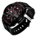 Ver imagem 1 de Relógio Esportivo Multifuncional Masculino Sanda 3170 Vermelho