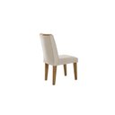 Ver imagem 6 de Mesa Valentina 180 Tampo MDF Canto Reto com 6 Cadeiras Monique Marrom/Creme/Off White/Imbuia
