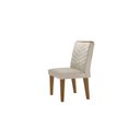 Ver imagem 7 de Mesa Valentina 180 Tampo MDF Canto Reto com 6 Cadeiras Monique Marrom/Creme/Off White/Imbuia