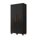 Ver imagem 4 de Kit 2 Peças com Escrivaninha Cavalete e Armário Multiuso 100% MDF com Chave