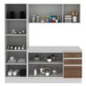 Cozinha Compacta Smart Modulada 170 cm 100% MDF Madesa - 5