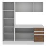 Cozinha Compacta Smart Modulada 170 cm 100% MDF Madesa - 8