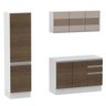 Cozinha Compacta Smart Modulada 170 cm 100% MDF Madesa - 2