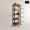 Ver imagem 5 de Armário Multiuso para Cozinha 5 Prateleiras Movlar