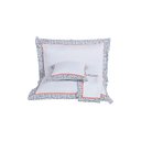 Ver imagem 3 de Kit Colcha Cobre Leito Dupla Face Casal Padrão Bordado Renove Hipercal 400 Fios Preto Cáqui