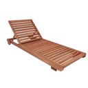 Ver imagem 3 de Conjunto de Móveis Sofa, 2 Poltronas, Mesa e 2 Espreguiçadeiras Madeira Maciça Marrom