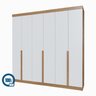 Guarda-roupa Casal 6 Portas 6 Gavetas 100% Mdf Lisboa - 8