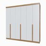 Guarda-roupa Casal 6 Portas 6 Gavetas 100% Mdf Lisboa - 3