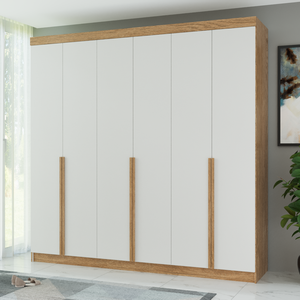 Guarda-roupa Casal 6 Portas 6 Gavetas 100% Mdf Lisboa