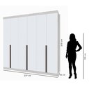 Ver imagem 4 de Guarda-roupa Casal 6 Portas 6 Gavetas 100% Mdf Lisboa