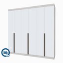 Ver mais imagens de Guarda-roupa Casal 6 Portas 6 Gavetas 100% Mdf Lisboa
