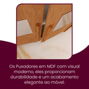 Ver mais imagens de Guarda Roupa Solteiro 4 Portas 2 Gavetas com Espelho MDF Veracruz