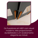 Ver mais imagens de Guarda Roupa Solteiro 4 Portas 2 Gavetas com Espelho MDF Veracruz