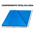 Ver imagem 2 de Lona Polietileno Nove54 Azul 3x2m