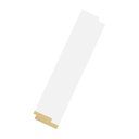 Ver imagem 1 de Painel Ripado em Placa 10,5x270cm (0,28m²) MDF Branco Moldufama
