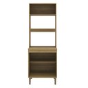 Ver imagem 2 de Paneleiro Torre Quente 70cm 3 Portas 2 Nichos Mel/arenas