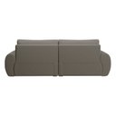 Ver imagem 6 de Sofá Living 3 Lugares Chenille Marrom Tec.2304 Murale 220cm Yescasa