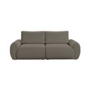 Ver imagem 2 de Sofá Living 3 Lugares Chenille Marrom Tec.2304 Murale 220cm Yescasa