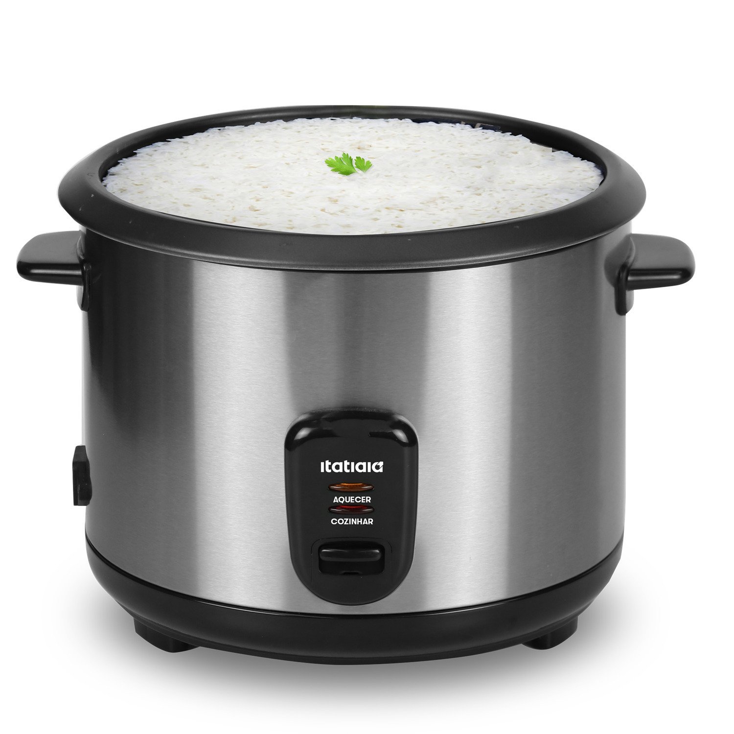 Panela de Arroz Elétrica Midi Itatiaia - 1,5l 500w Inox com Preto - 5