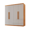 Guarda Roupa Casal Amsterdã 100% MDF 4 Portas 3 Gavetas - 2