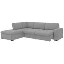 Ver imagem 1 de Sofá Chel 5 Lugares Retrátil com Chaise 328cm Cinza Veludo Sofá Home