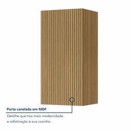 Armário Aéreo 1 Porta  Rainha 40Cm 100% Mdf - 3