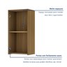 Armário Aéreo 1 Porta  Rainha 40Cm 100% Mdf - 5