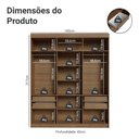 Ver imagem 4 de Guarda-roupa Closet 4 Gavetas 180cm Venus Madesa