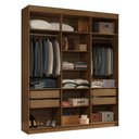 Ver imagem 3 de Guarda-roupa Closet 4 Gavetas 180cm Venus Madesa