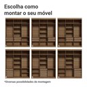 Ver imagem 6 de Guarda-roupa Closet 4 Gavetas 180cm Venus Madesa