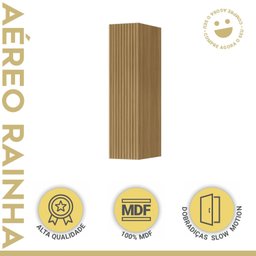 Armário Aéreo 1 Porta  Rainha 20Cm 100% Mdf - 2