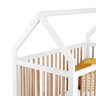 Berço Montessoriano Casinha com Colchão, Comoda e Roupeiro Coleção Wood - 16