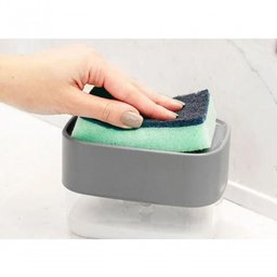 Dispenser Porta Detergente Esponja Trium Azul ou De500azgf - 3