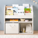 Ver imagem 1 de Livreiro com Baú Organizador Zulema 100% Mdf