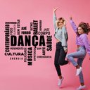 Ver imagem 1 de Adesivo de Parede Palavras Motivação Dança Recepção Studio Academia