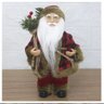 Decoração Boneco Natal Papai Noel com Roupa Xadrez 21cm - 1