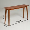 Ver imagem 6 de Aparador Onix 136cm para Sala de Jantar Laminado Cor Mel.