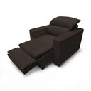 Ver imagem 7 de Poltrona Reclinável Retrátil Onix Suede Macia Marrom Loja Sheep