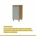 Ver mais imagens de Balcão 1 Porta Rainha 40cm 100% MDF Verde/Nature