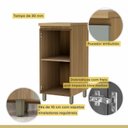 Ver imagem 7 de Balcão 1 Porta Rainha 40cm 100% MDF Verde/Nature
