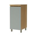 Ver imagem 3 de Balcão 1 Porta Rainha 40cm 100% MDF Verde/Nature