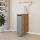 Ver imagem 1 de Balcão de Cozinha Porta Tempero 1 Porta 20cm 100% MDF Rainha Verde/Nature