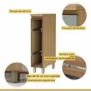 Ver imagem 7 de Balcão 1 Porta  Rainha 20Cm 100% Mdf