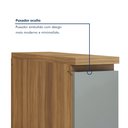 Ver imagem 7 de Balcão de Cozinha Porta Tempero 1 Porta 20cm 100% MDF Rainha Verde/Nature