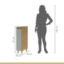 Ver imagem 4 de Balcão 1 Porta  Rainha 20Cm 100% Mdf