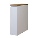 Ver imagem 3 de Balcão de Cozinha Porta Tempero 1 Porta 20cm 100% MDF Rainha Branco/Nature