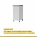 Ver mais imagens de Balcão 1 Porta Rainha 40cm 100% MDF Branco/Nature